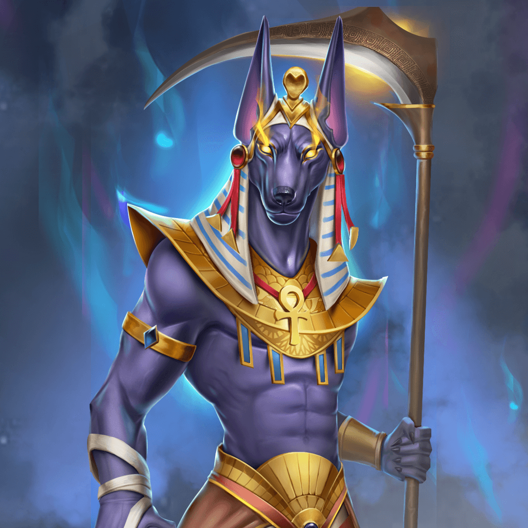 Anubis God Of Death 2D Character Art