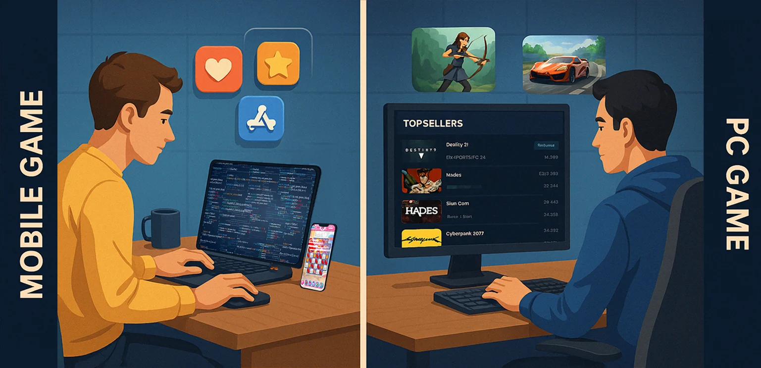 he Profit Battle: Mobile Games vs PC Games – What Should You Develop"