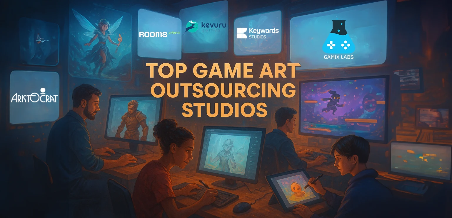 Top Game Art Outsourcing Studios for Stunning Visuals
